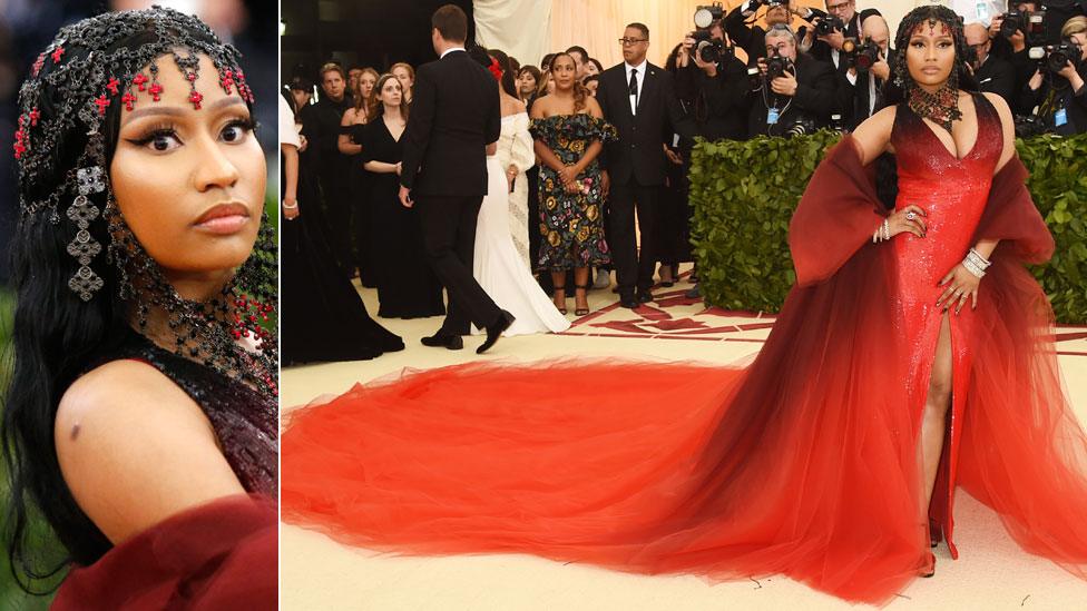 Nicki minaj met gala dress 2018 best sale