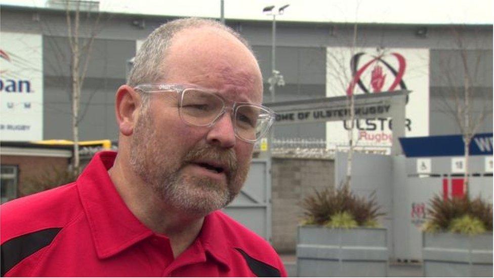 Jonathan Bill is chairman of the Ulster Rugby Supporters' Club