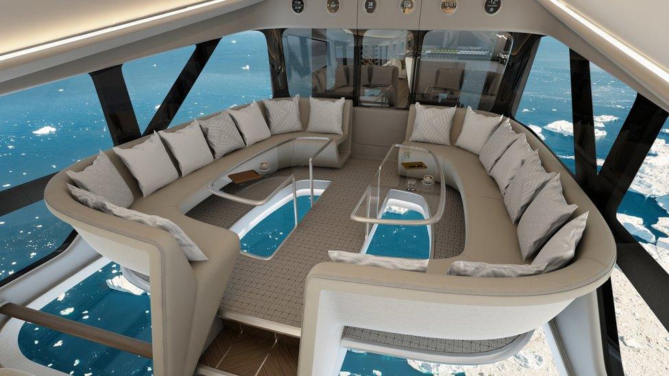 Artist impression of Airlander cabin