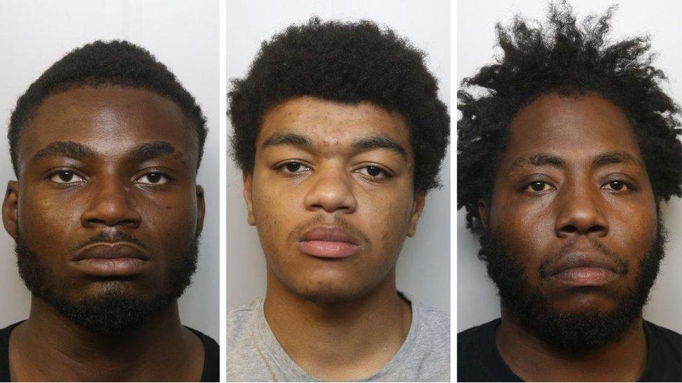 Bristol drug dealers Kavel Hines-Hastings, Kemar Watson, Shomari Kondwani