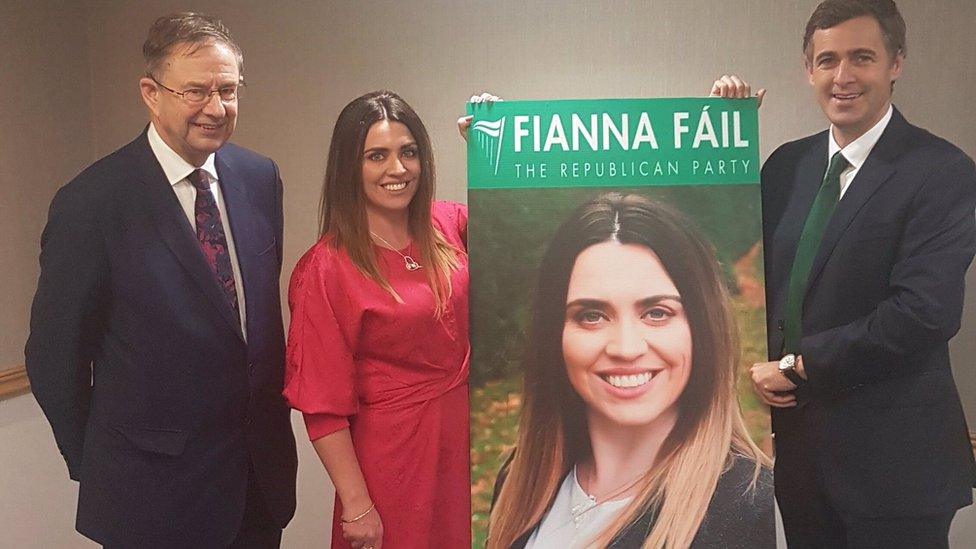 Éamon O'Cuív TD, Sorcha McAnespy and senator Mark Daly