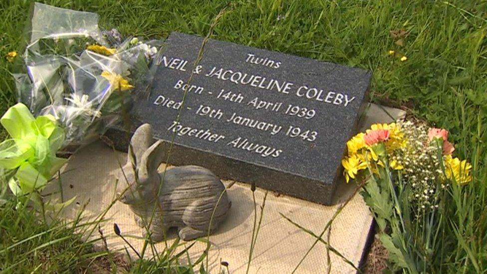 Grave of Neil and Jacqueline Coleby