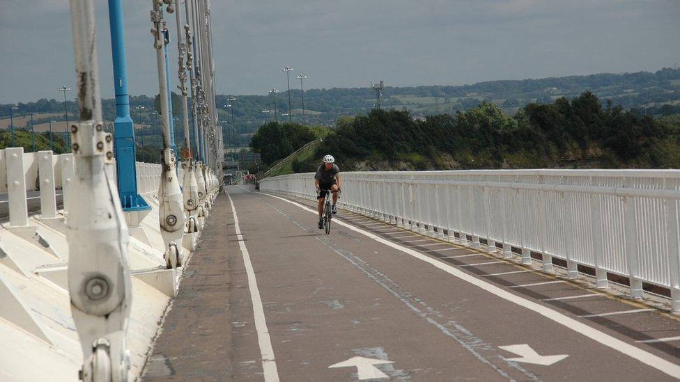 Severn Bridge cycle path