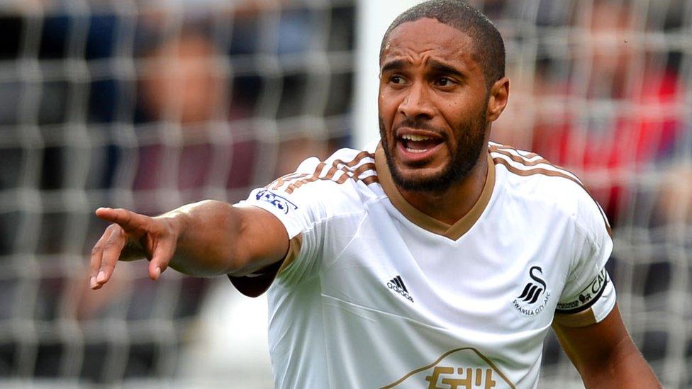 Swansea City captain Ashley Williams