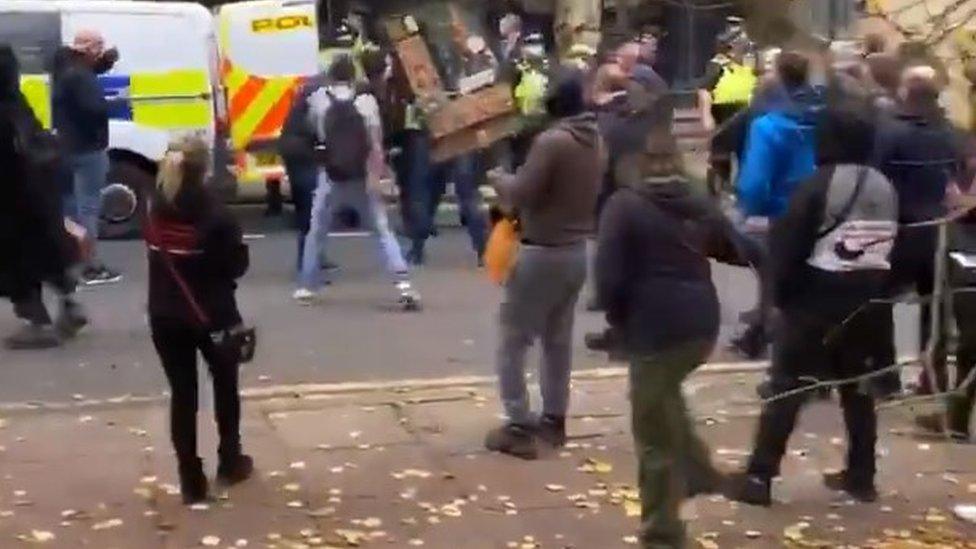 Protest in Leeds