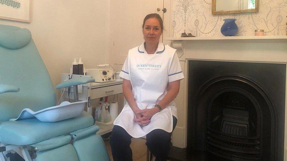 Dr Sian Dawson, podiatrist