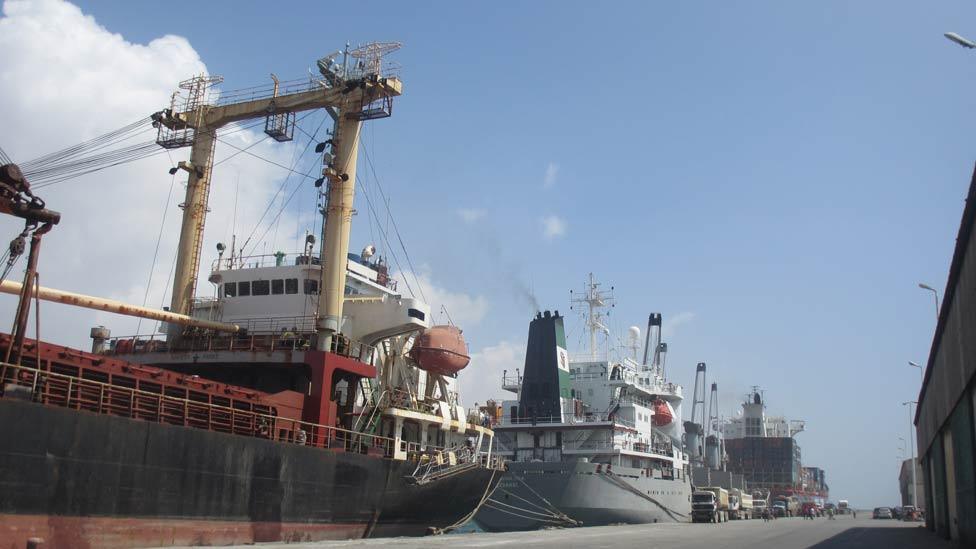 The Turkish brought order to the Mogadishu port