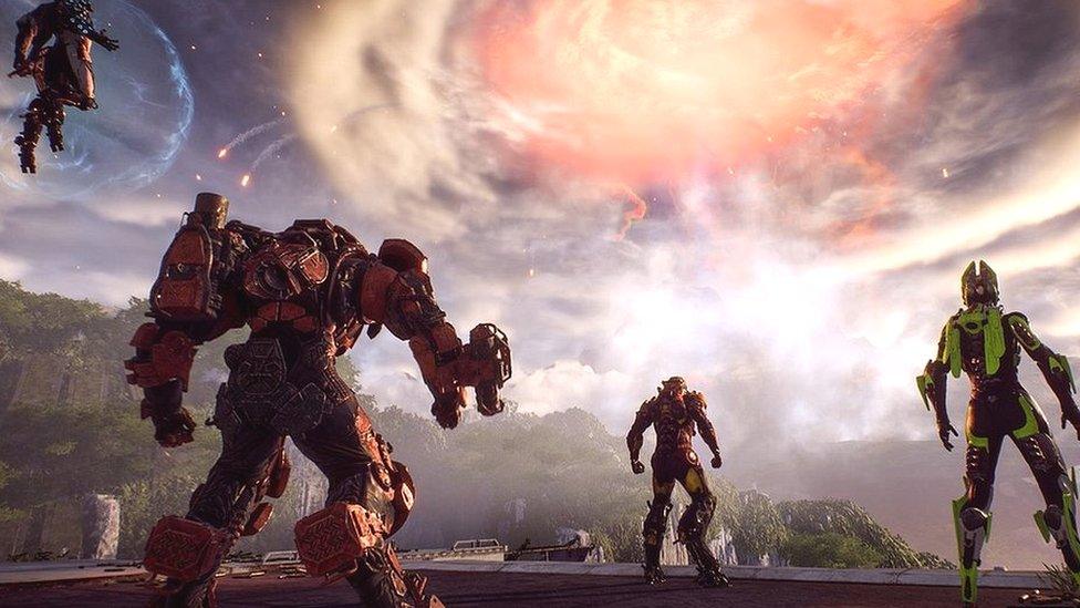 Anthem game footage