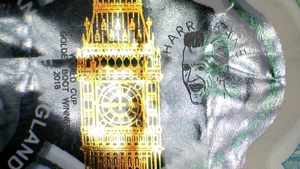 Harry Kane banknote