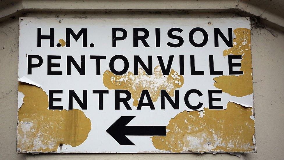 HMP Pentonville sign