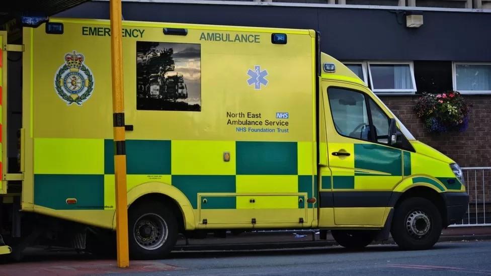 An ambulance