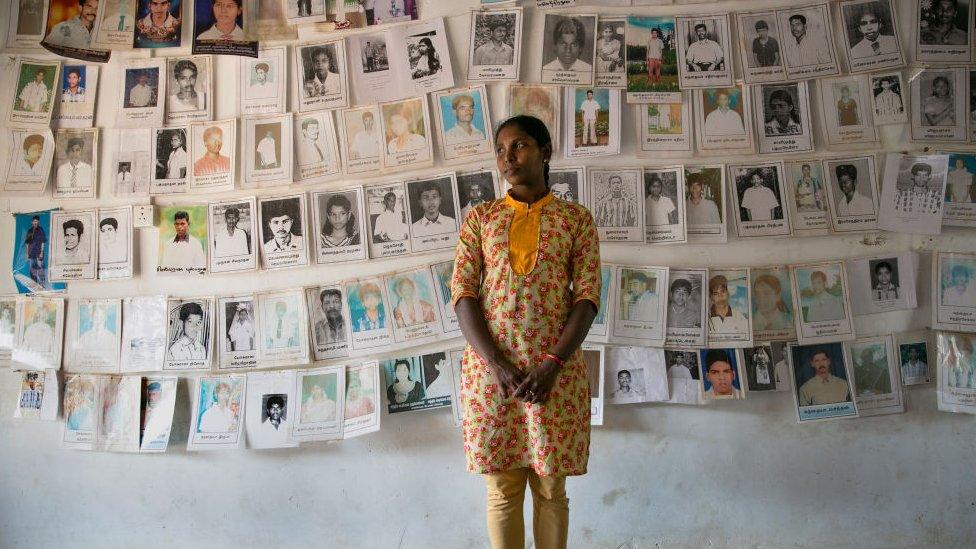 Thousands of people disappeared in Sri Lanka during the civil war