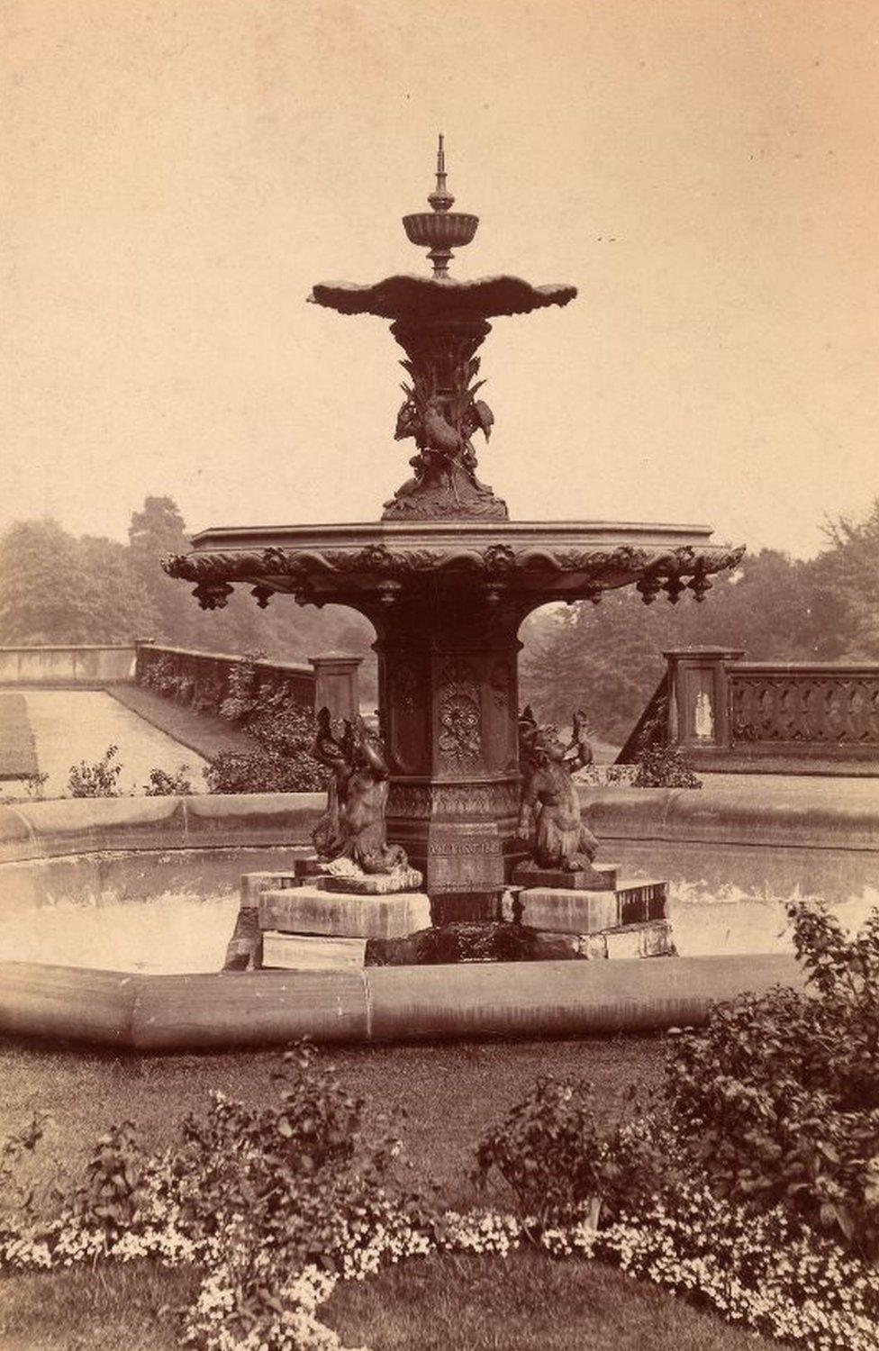 Fountain at Worsley Hall