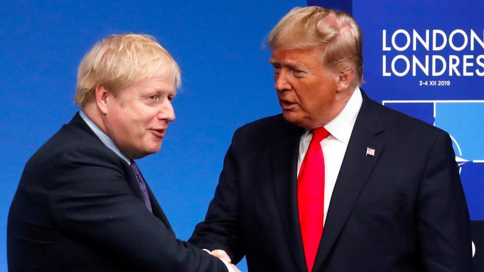 Boris Johnson and Donald Trump