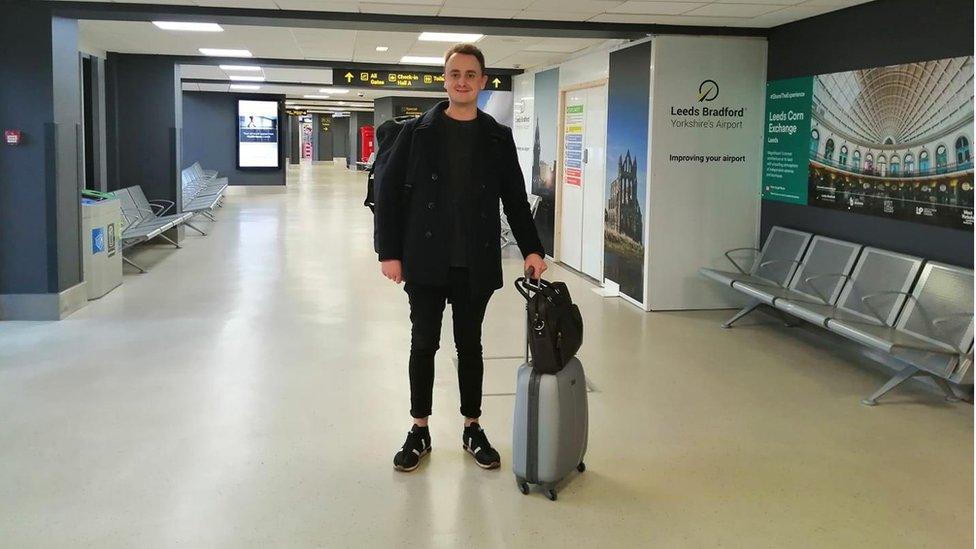 Ben at the airport