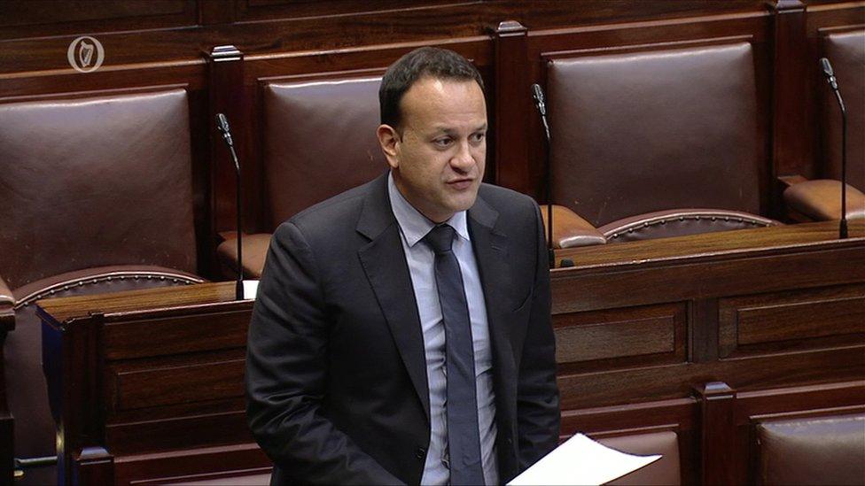 Leo Varadkar in the Dáil