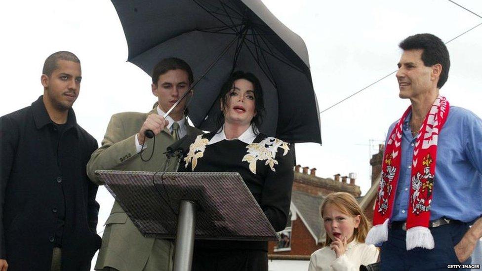David Blaine, Michael Jackson and Uri Geller