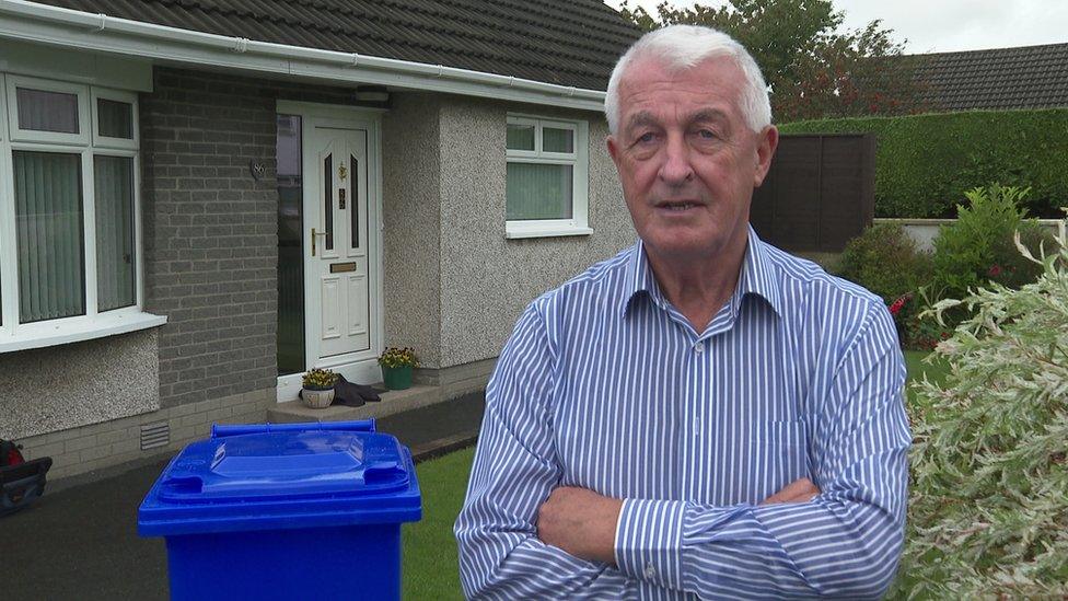 David Burke says older people will find the new bins difficult to cope with