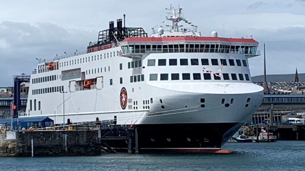 Manxman in Douglas Harbour