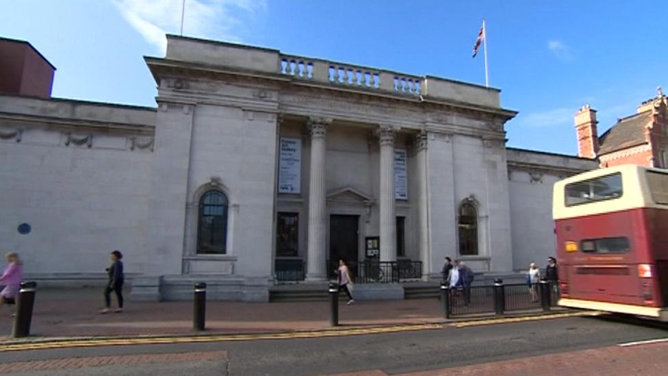 Outside of Ferens gallery