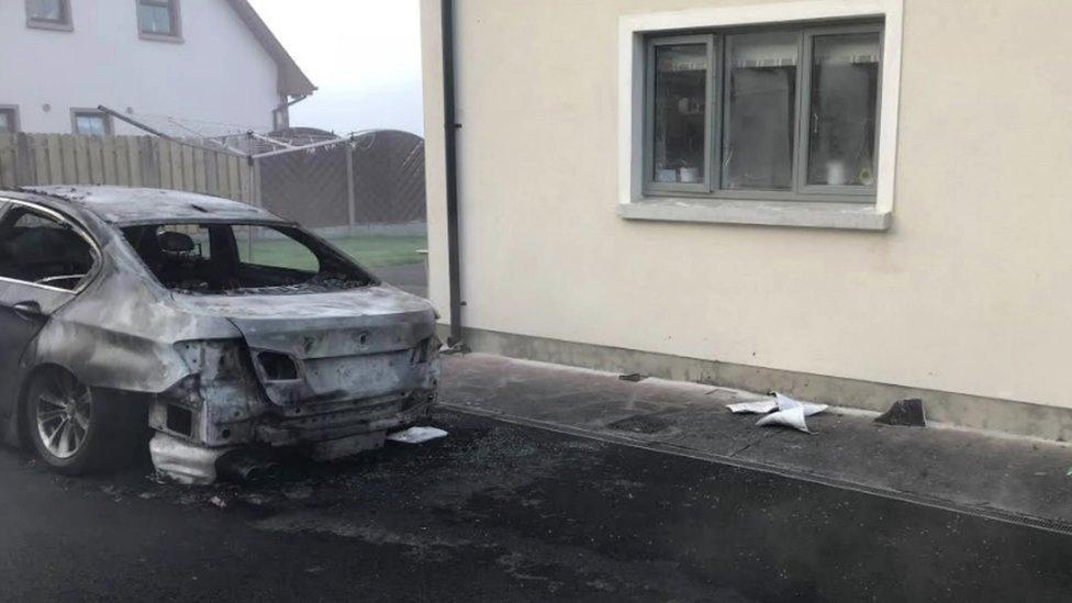 Last year, a car belonging to another QIH manager was set alight outside his family home