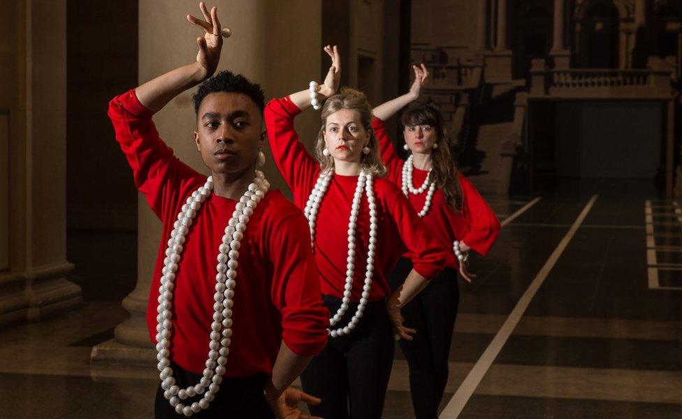 Dancers at Tate Britain