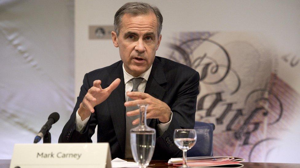 Mark Governor, Bank of England Governor