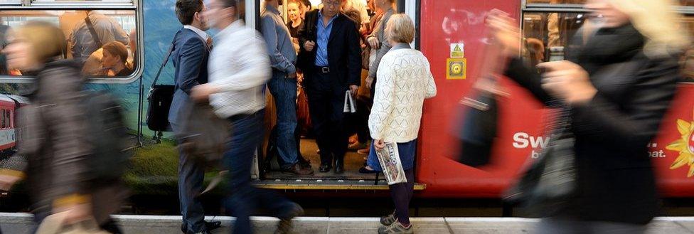 Rail commuters