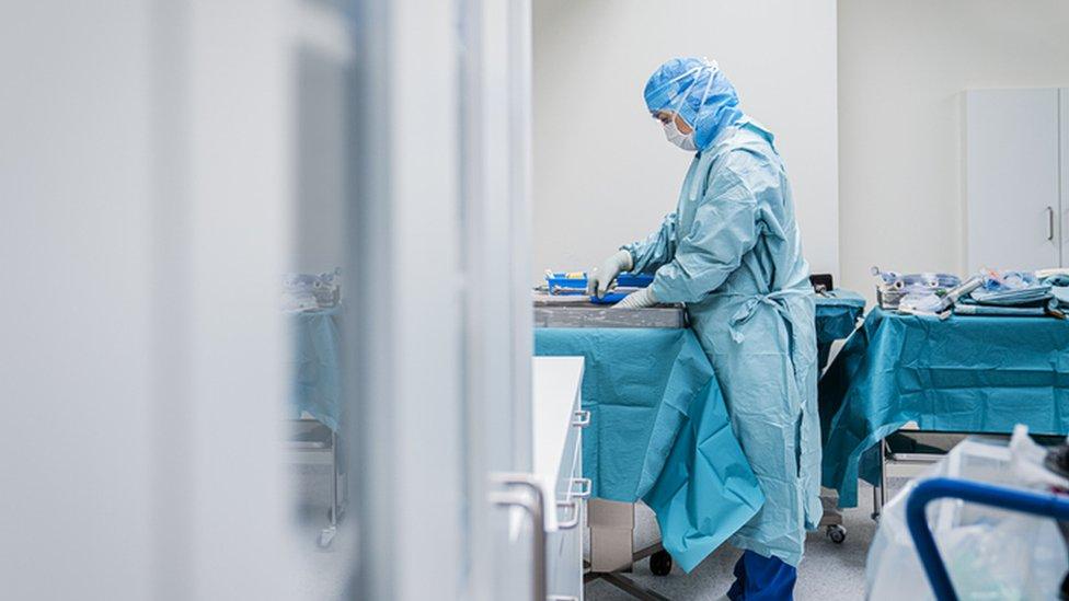 nurse in PPE