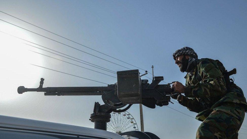 Afghan security forces in Herat