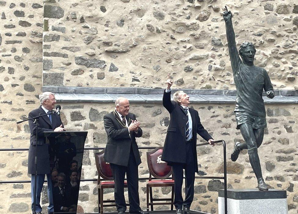 Statue unveiling