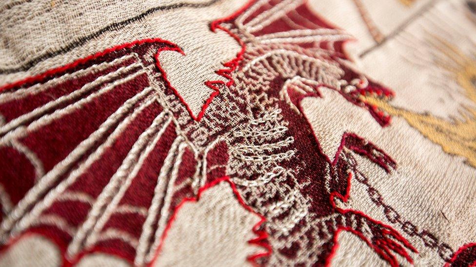 Dragon tapestry