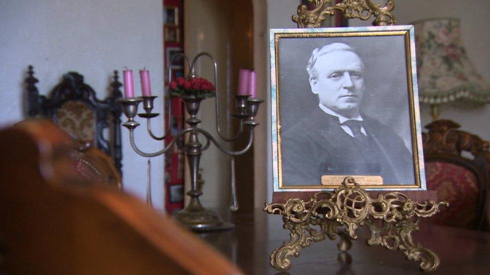 Dining room table at Croft House
