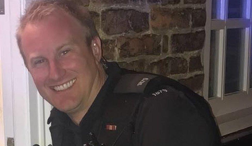 PC Faulkner starred in Channel 5's Police Interceptors