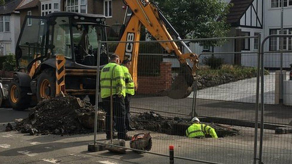 Sinkhole repairs