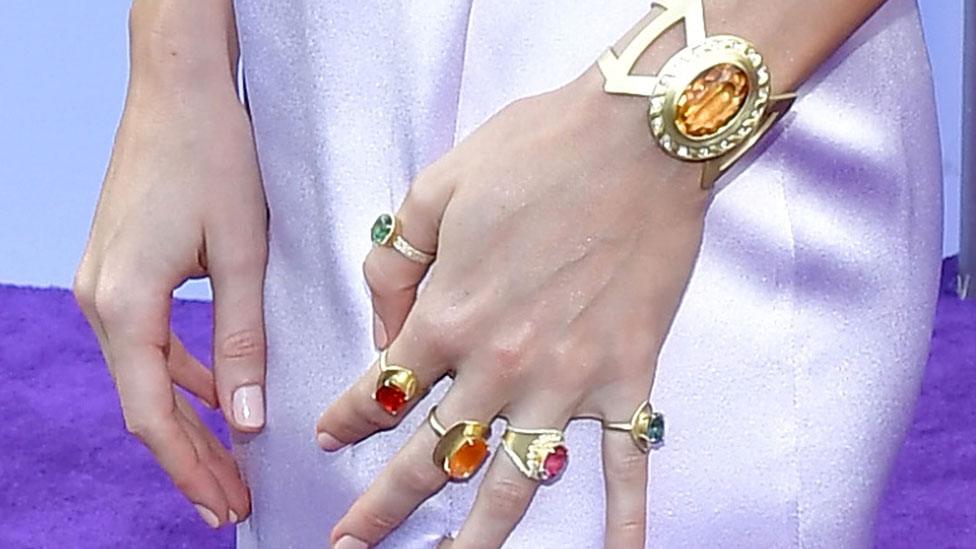 Brie Larson rings