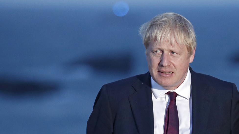 Boris Johnson in Biarritz