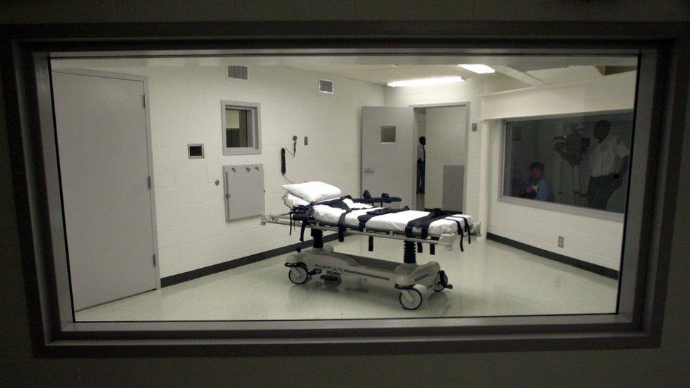 The execution chamber in Alabama