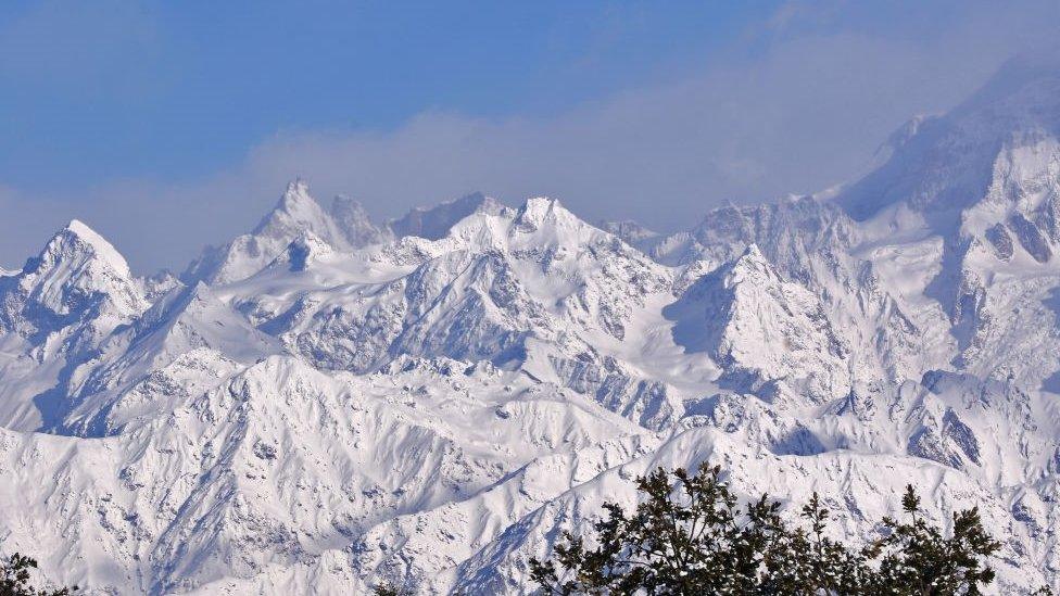 Mountains in the Uttarakhand state