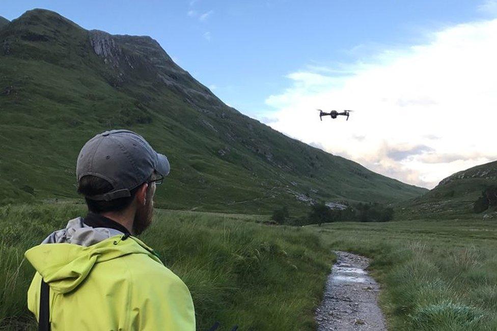 Lochaber MRT's drone