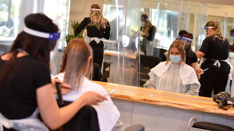 Natural Hair Co, in Lisburn which is has reopened after more restrictions have lifted