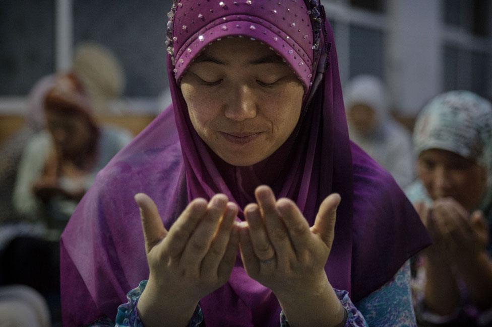 Woman imam in Sangpo