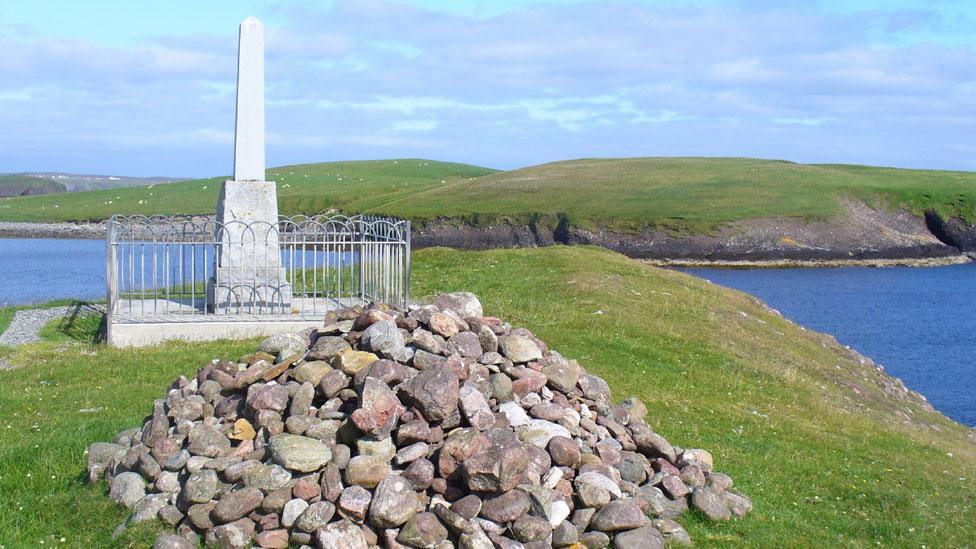 Memorial and cairn to the Iolaire disaster