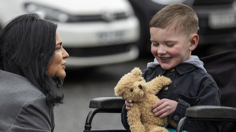 Six-year-old Dáithí MacGabhann is among patients waiting on a heart transplant