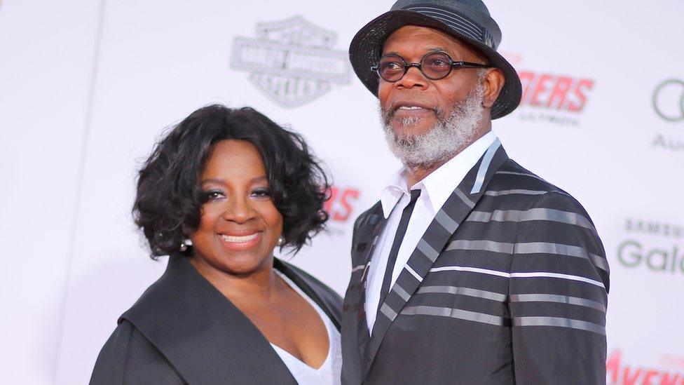 Samuel L Jackson and LaTanya Richardson