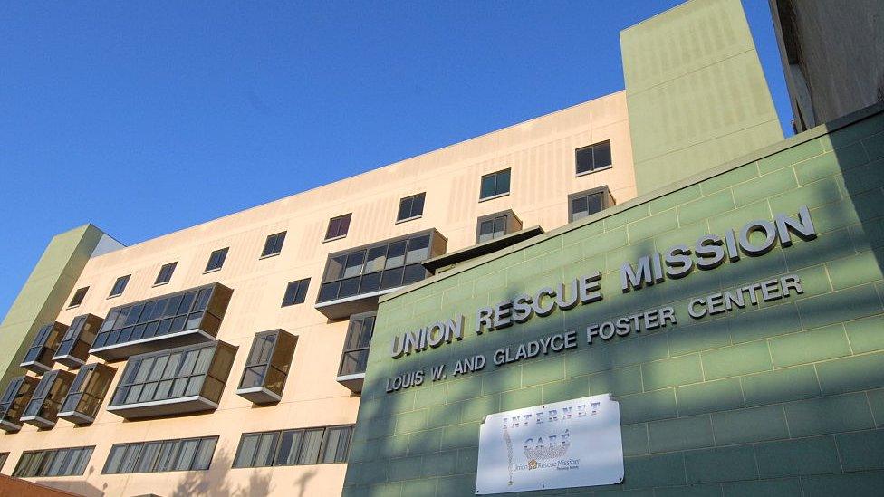 The Union Rescue Mission in Los Angeles' Skid Row