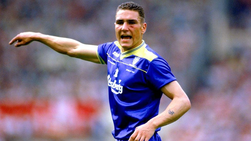 Vinnie Jones in the 1988 FA Cup final