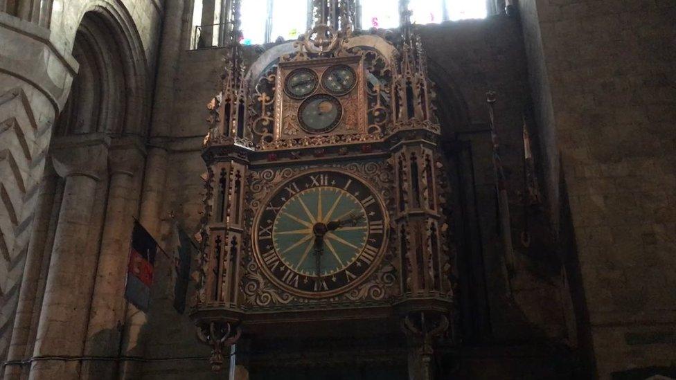 The clock