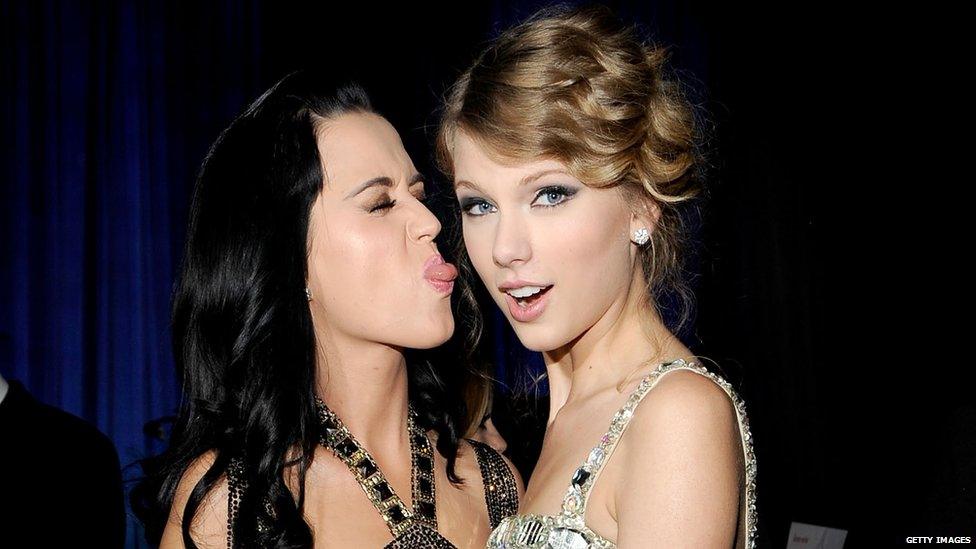 Katy Perry and Taylor Swift