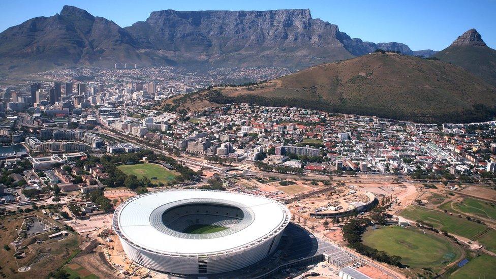 Cape Town stadium in South Africa